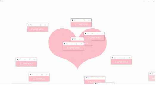 滿屏表白代碼 誰能拒絕滿屏的表白代碼呢！ 圖7