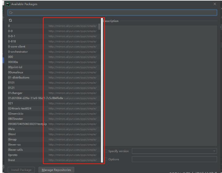 pycharm如何更換國內(nèi)鏡像源 圖8