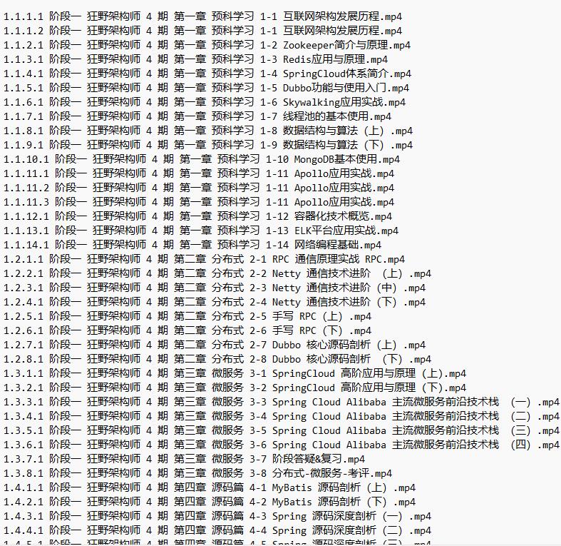 java狂野架構師4期 2023年 視頻教程 下載 圖1