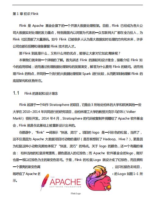 大數據Flink學習指南(Java版)PDF 下載 圖1