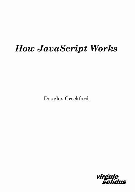 How JavaScript Works PDF 下載 圖1
