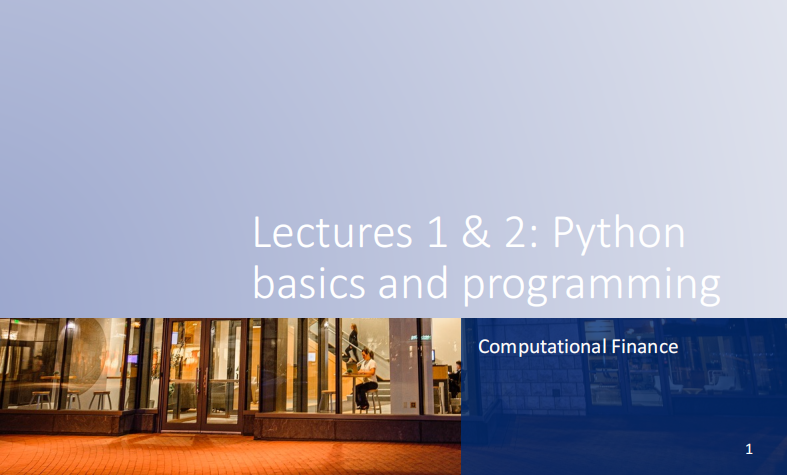 計算金融：Python basics and programming（英）PDF 下載 圖1