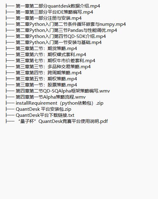 Python量化策略學(xué)習(xí) 視頻教程 下載 圖1
