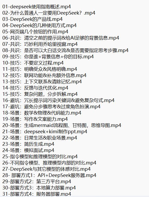 DeepSeek使用指南 視頻教程 下載 圖1