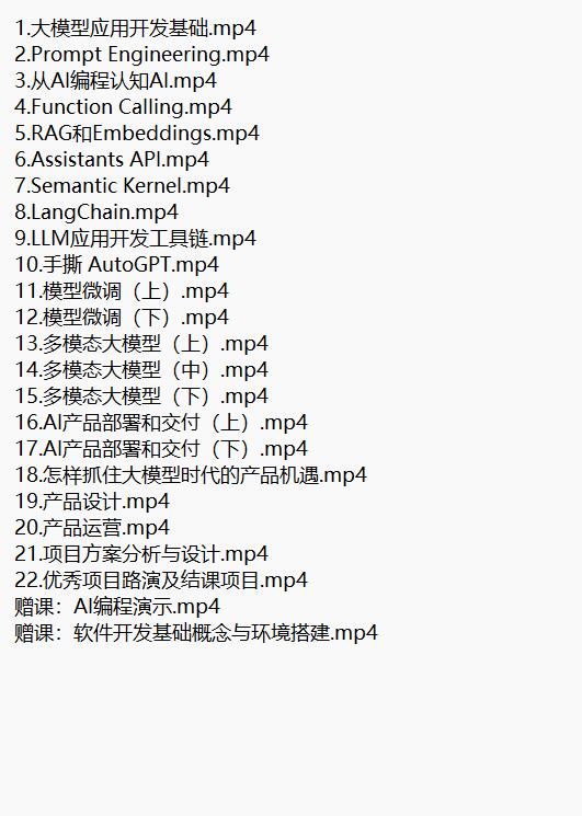 AI大模型入門 視頻教程 下載  圖1
